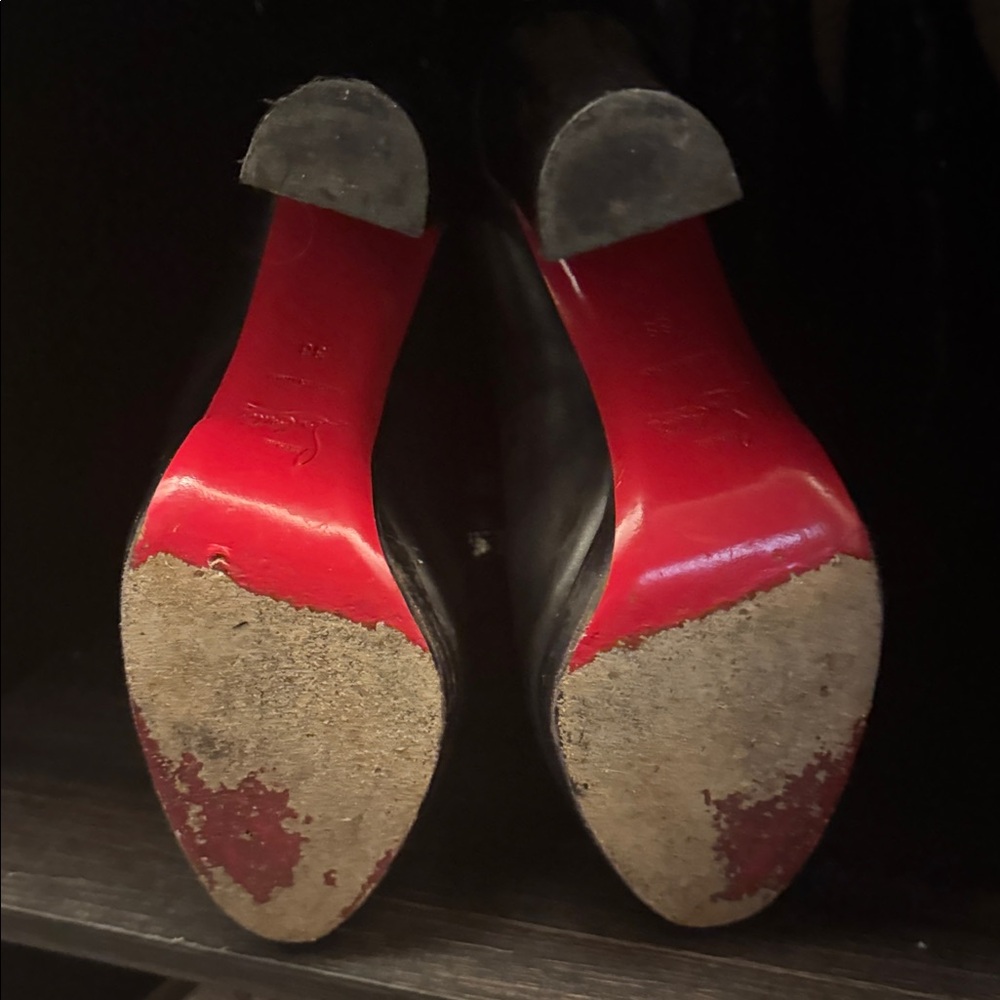 christian louboutin troop 120 buckled booties - Picture 7 of 7